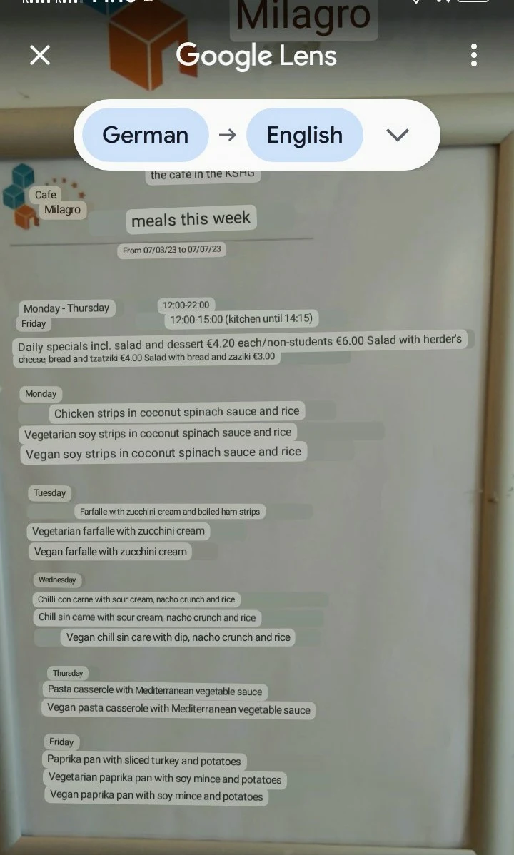 Speisekarte photo 1