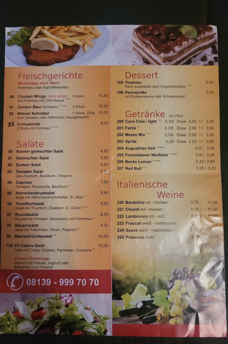 Speisekarte photo 1