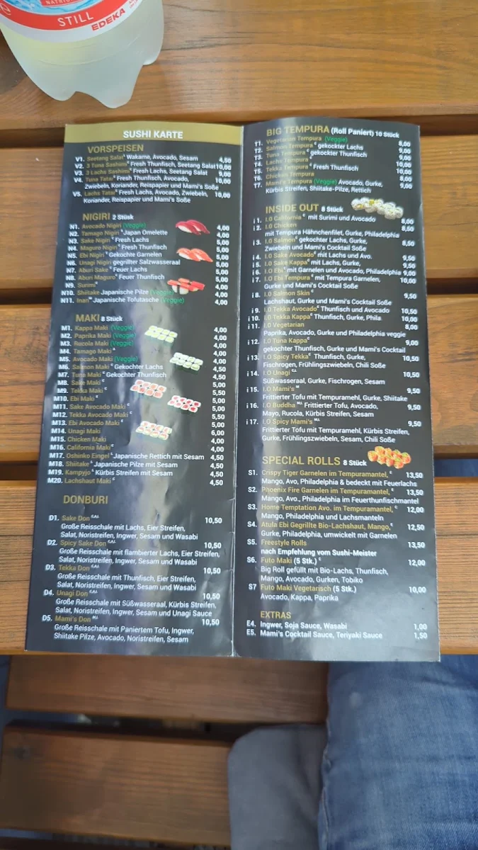 Speisekarte, Mami’s - The Finest Asian Kitchen