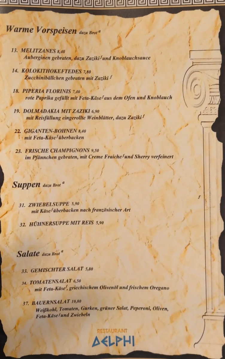 Speisekarte photo 2