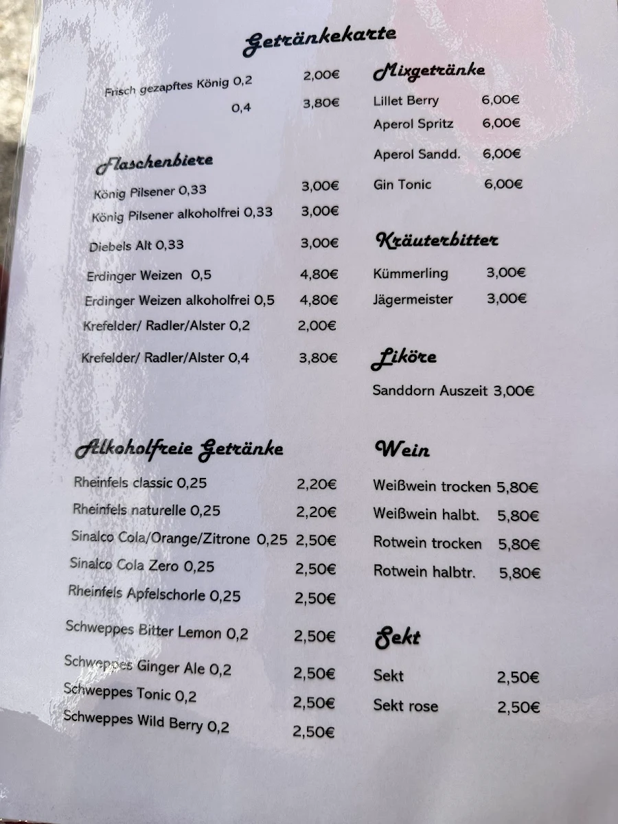 Speisekarte photo 3