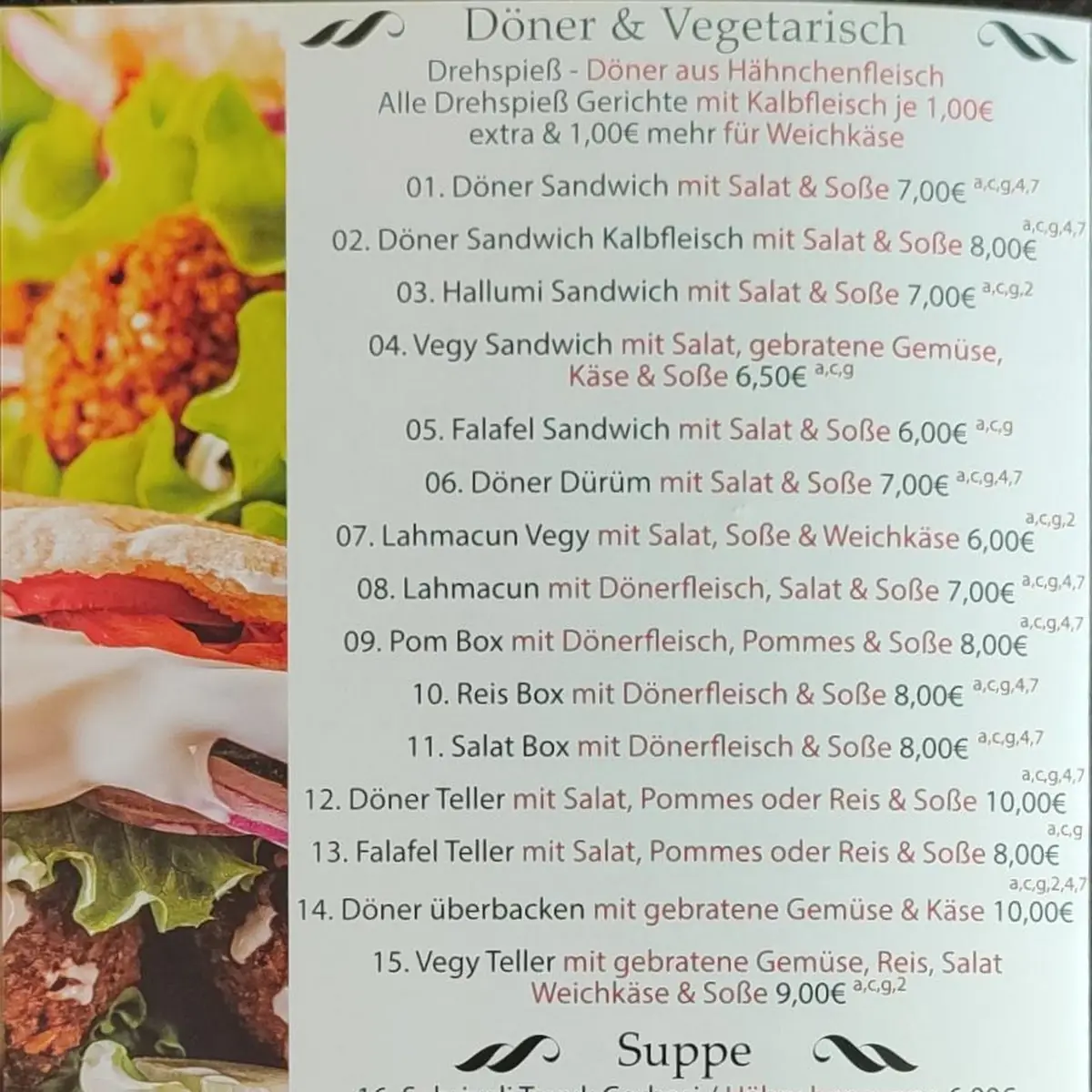 Speisekarte photo 1