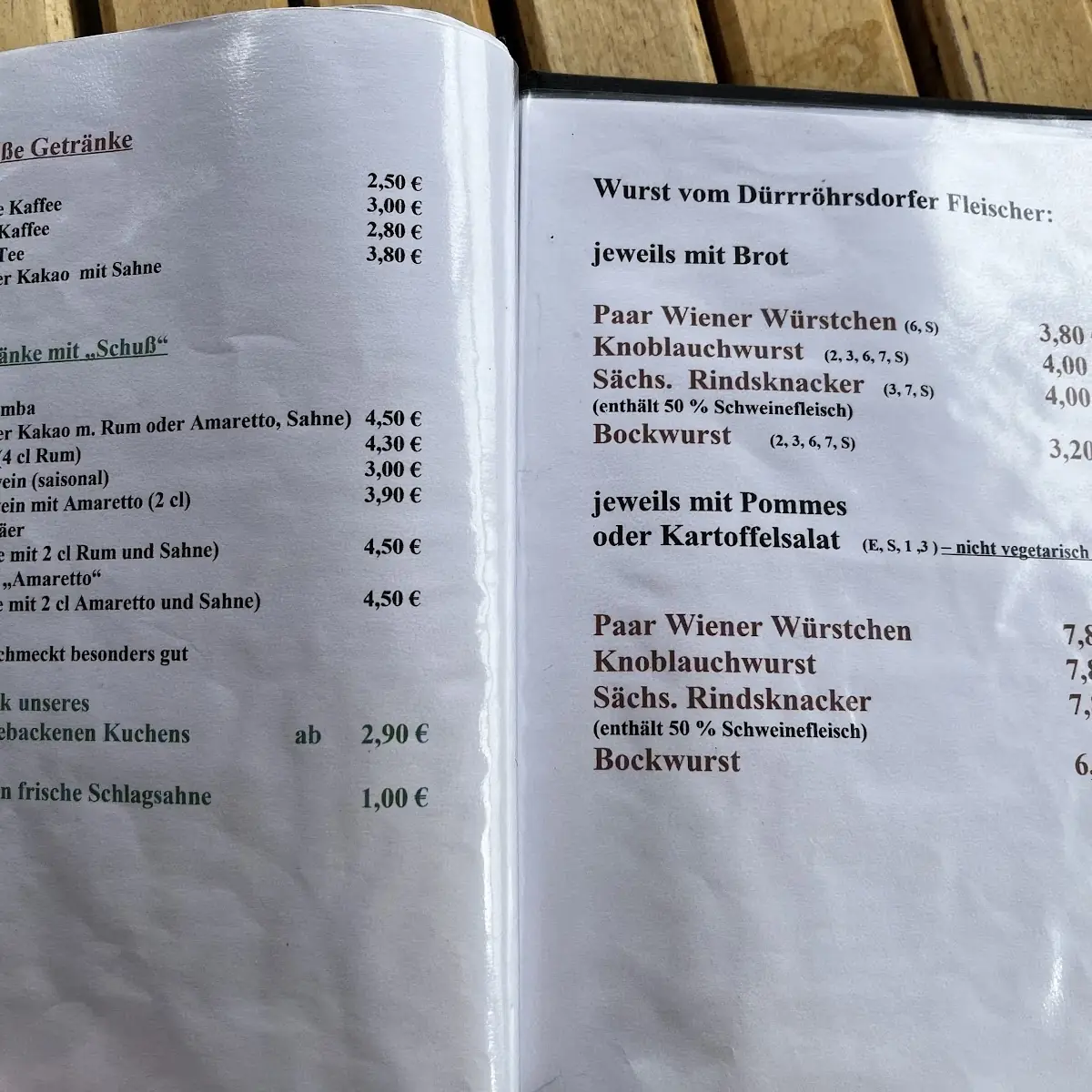 Speisekarte photo 3