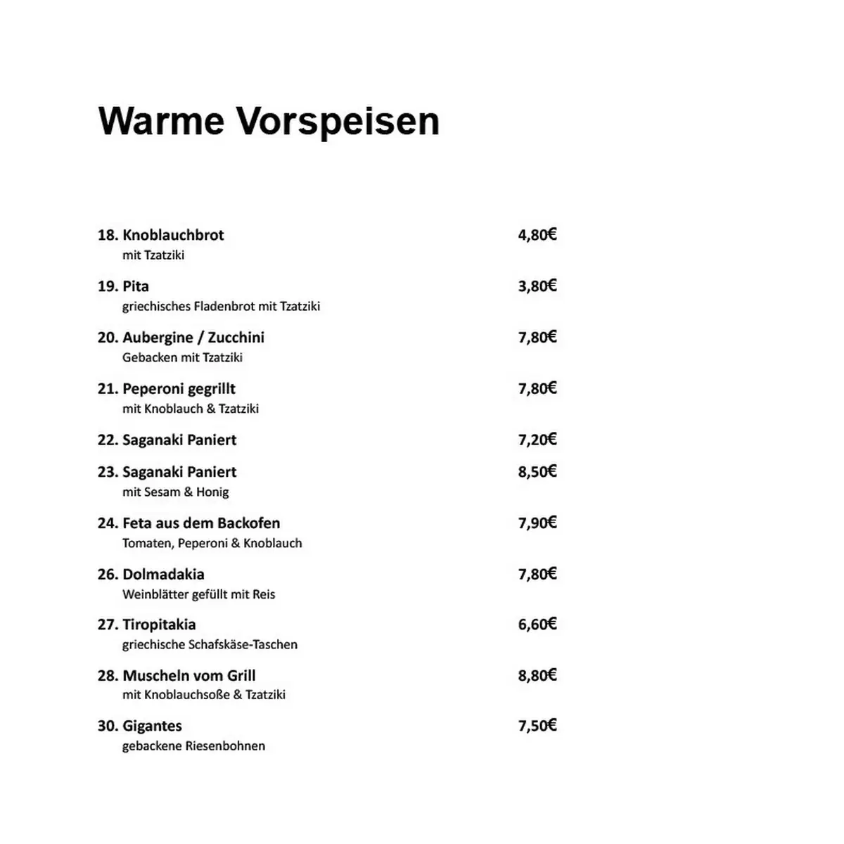 Speisekarte photo 7