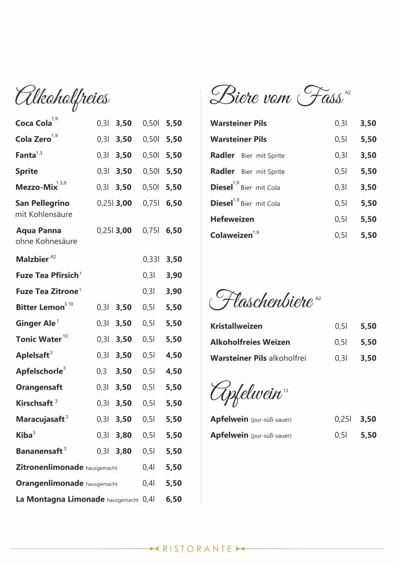 Speisekarte photo 3