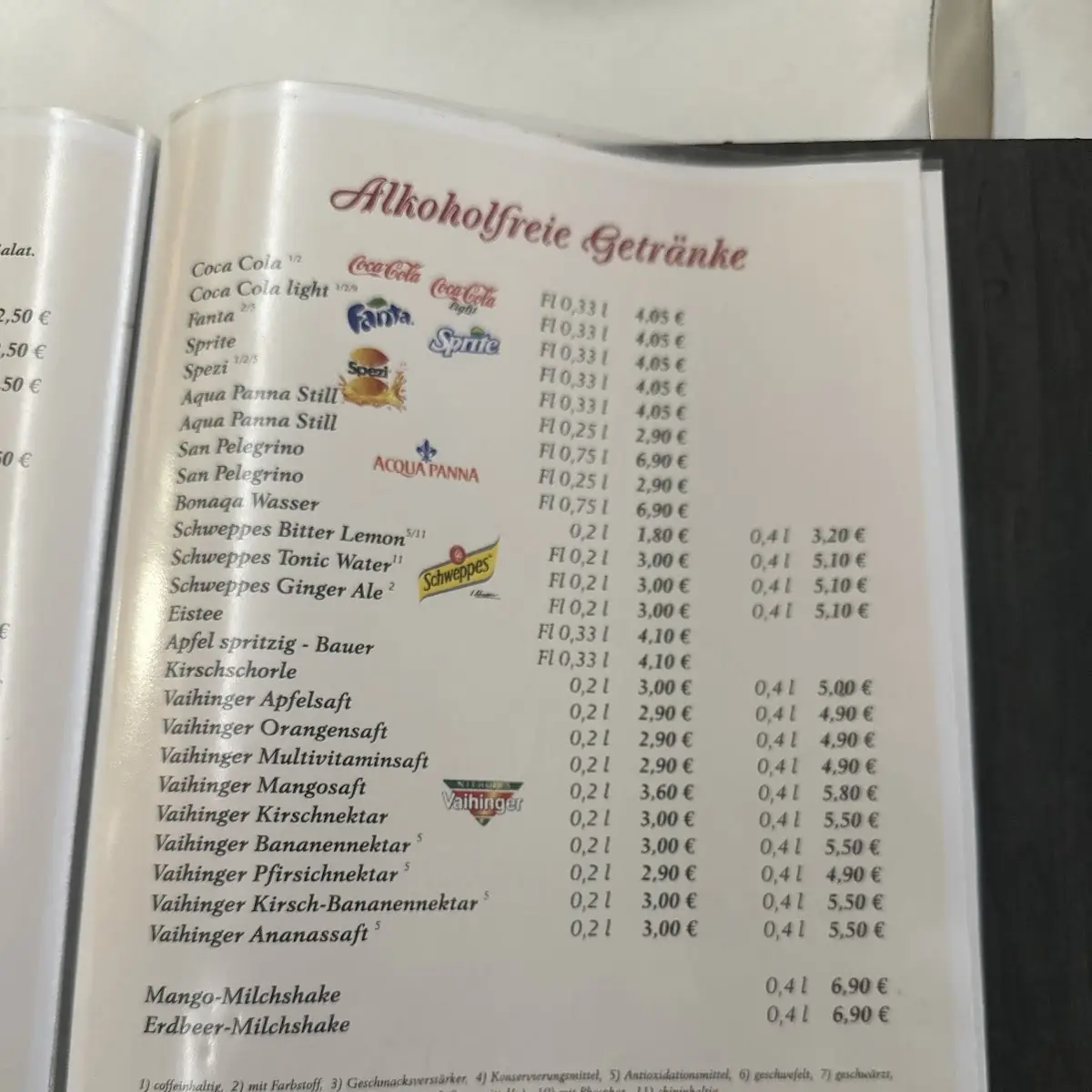 Speisekarte photo 7