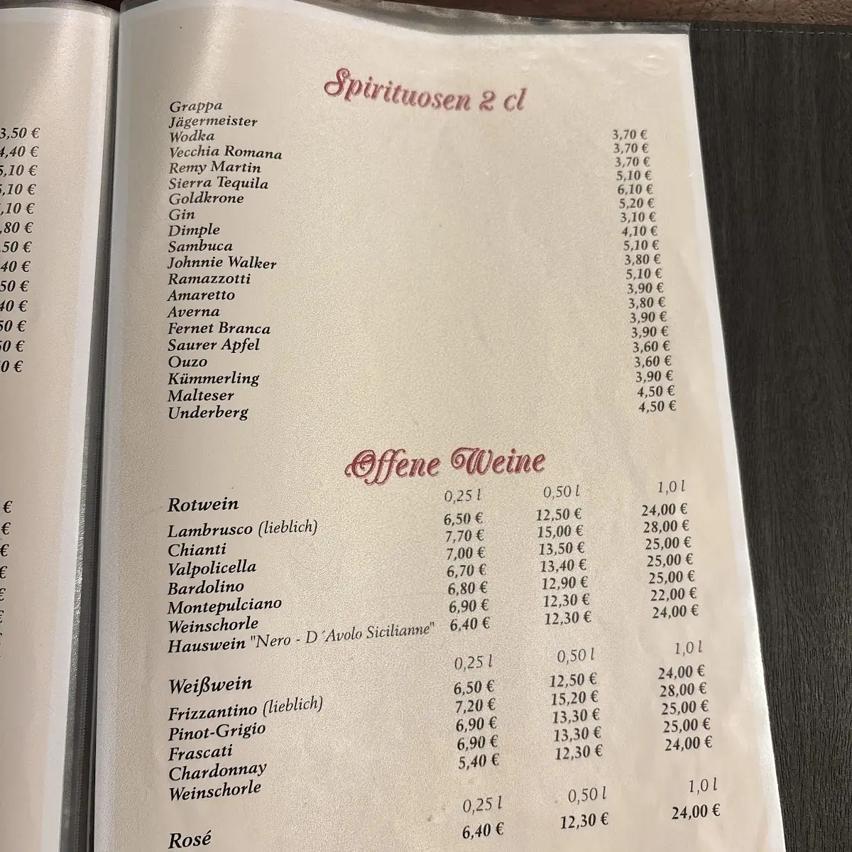 Speisekarte photo 8