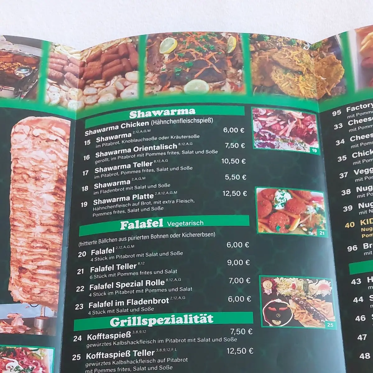 Speisekarte photo 3