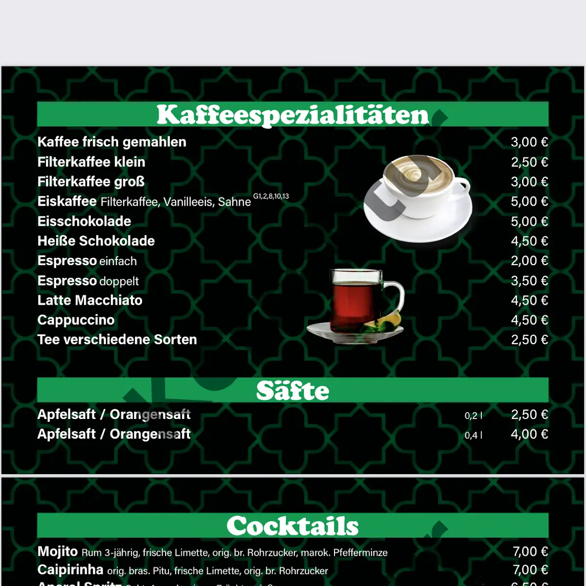 Speisekarte photo 5