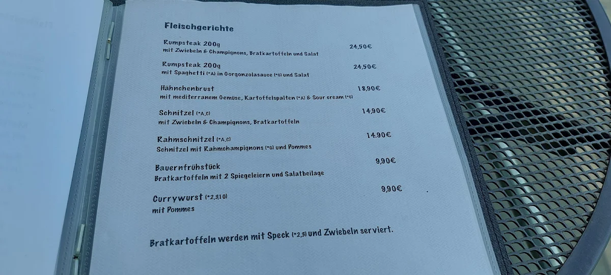 Speisekarte photo 1
