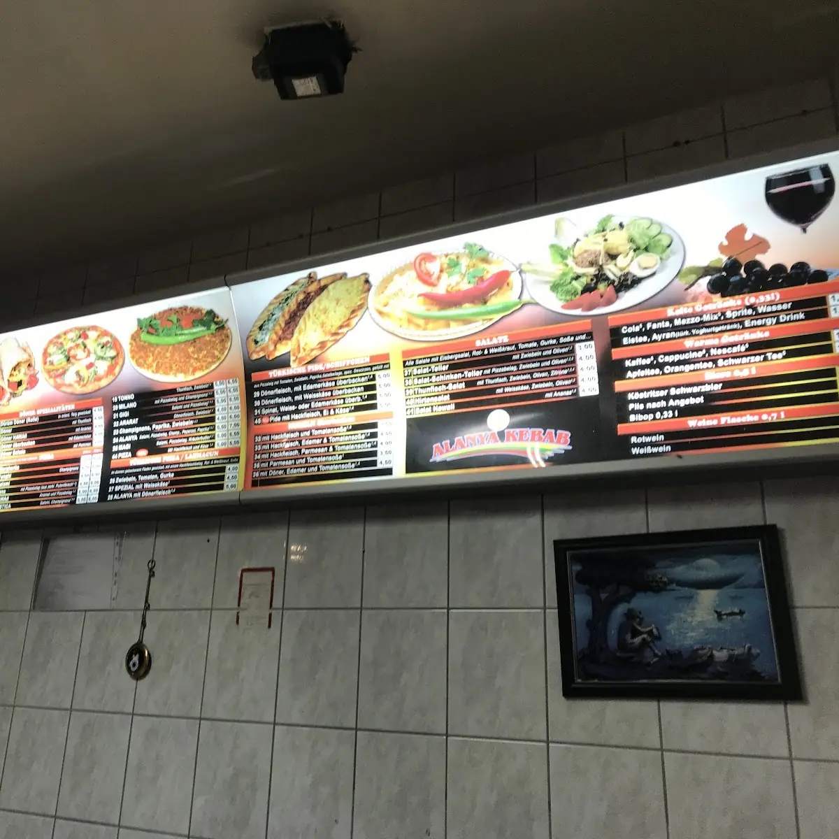 Speisekarte, Delo Kebabhaus
