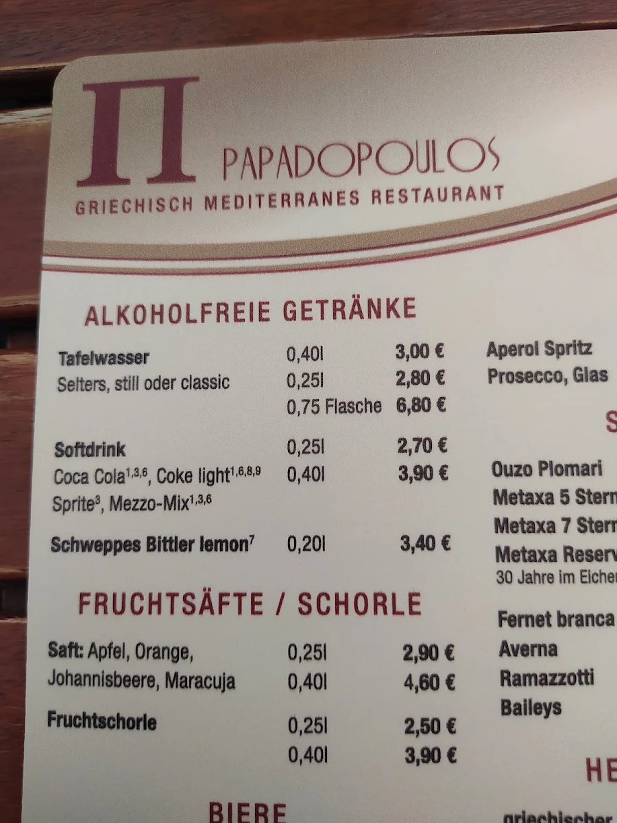 Speisekarte photo 8