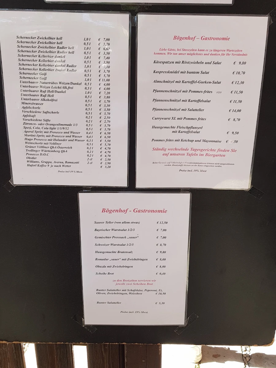 Speisekarte photo 2