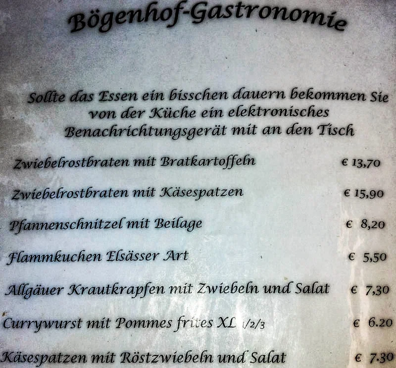 Speisekarte photo 9