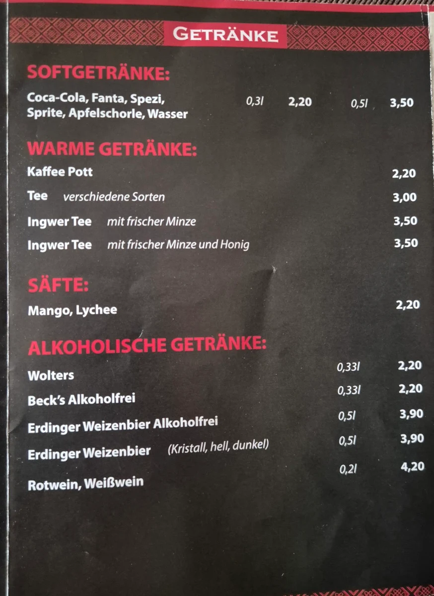 Speisekarte photo 3