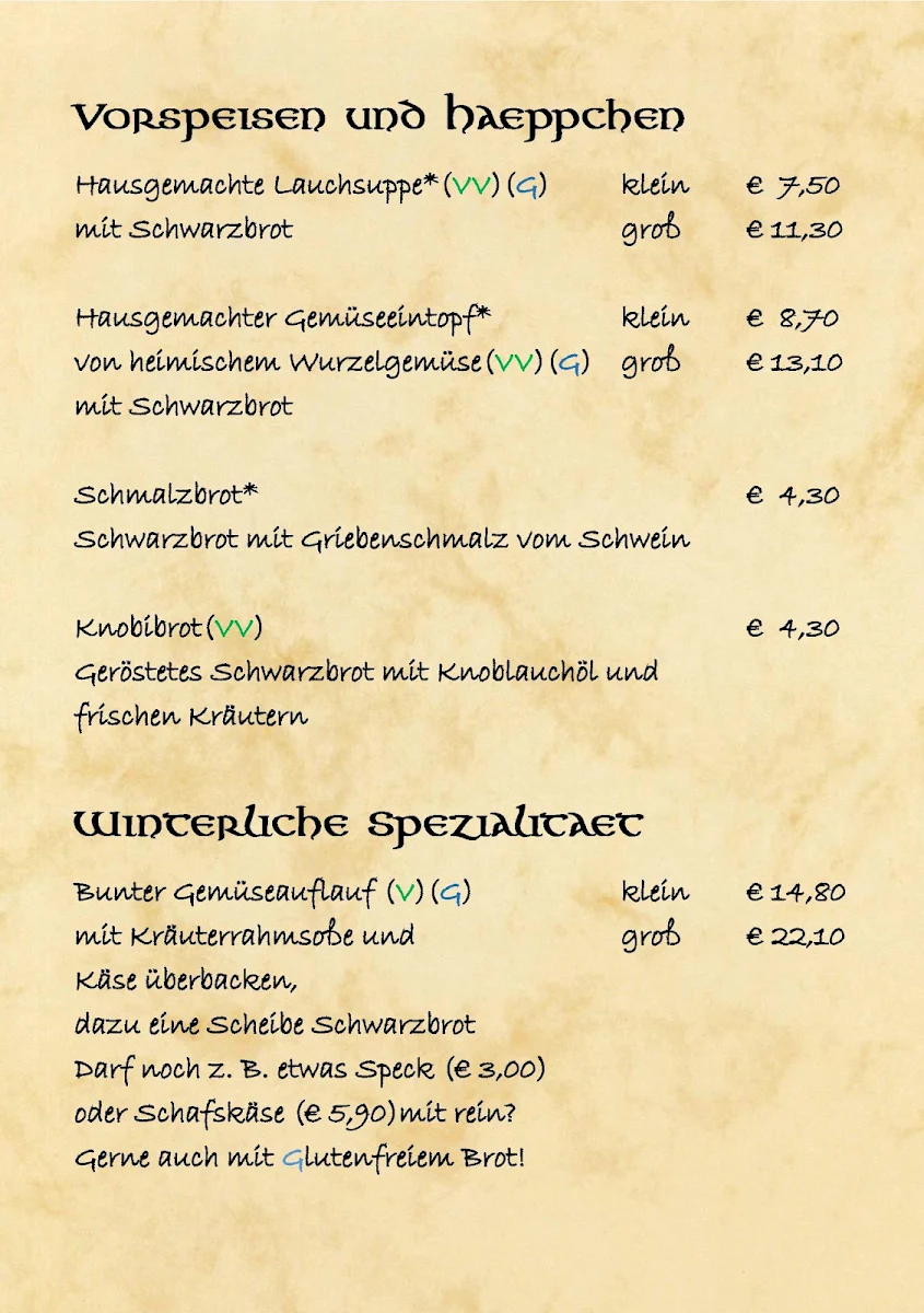 Speisekarte photo 5