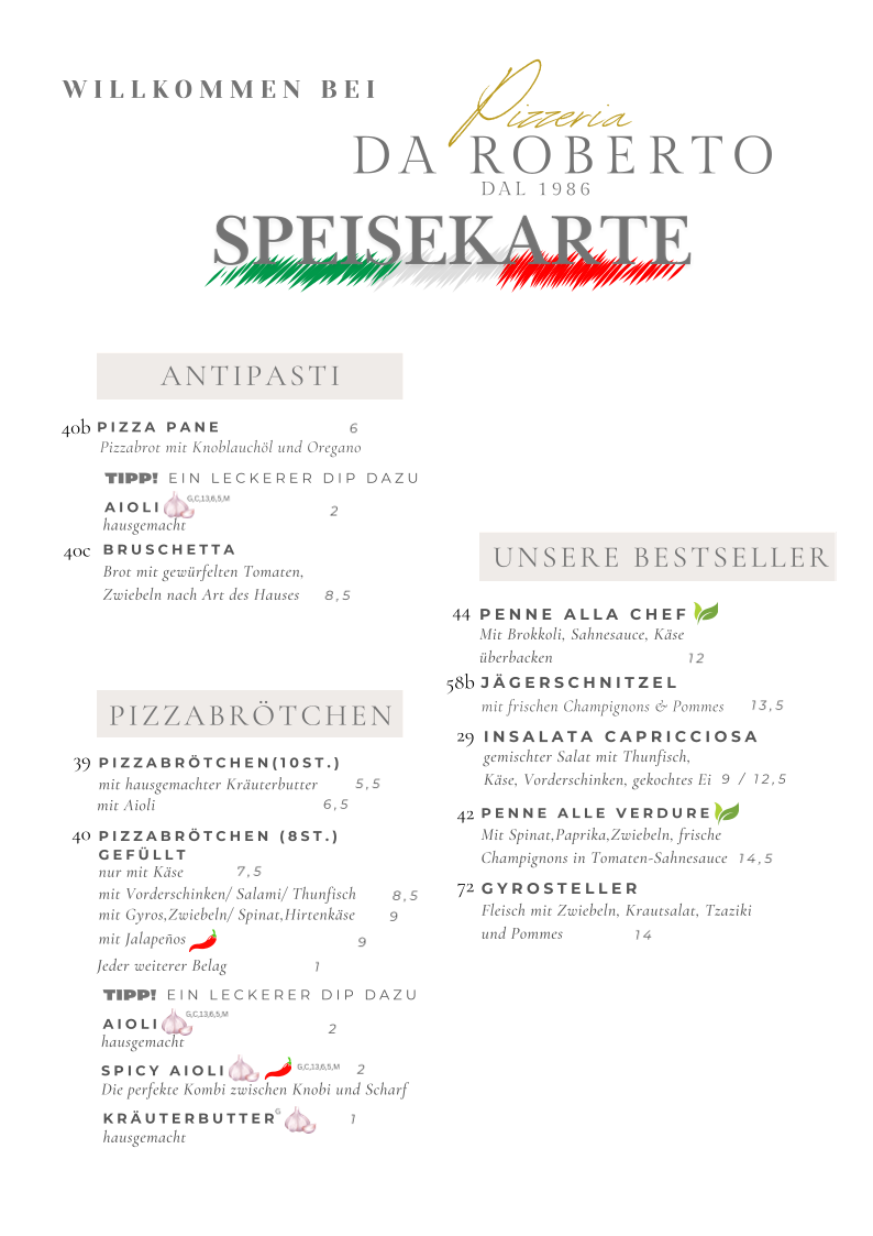 Speisekarte photo 5