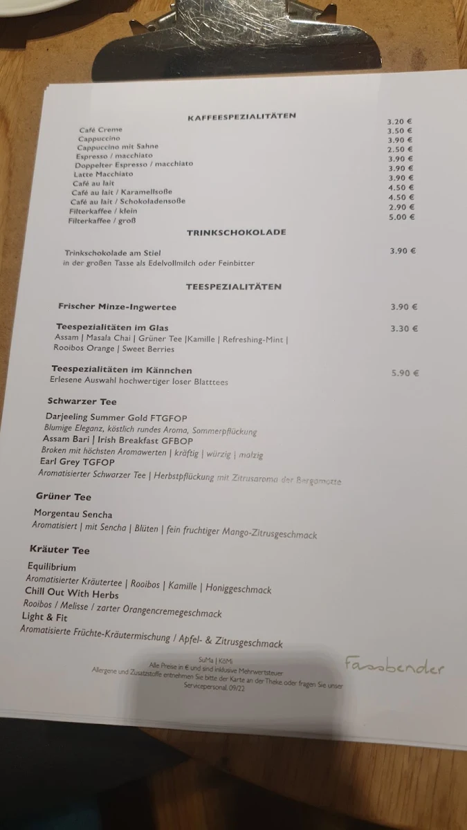 Speisekarte photo 3