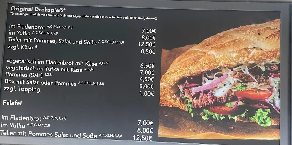 Speisekarte photo 2