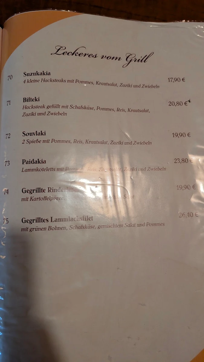 Speisekarte photo 2
