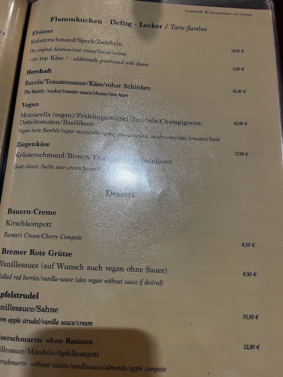 Speisekarte photo 1