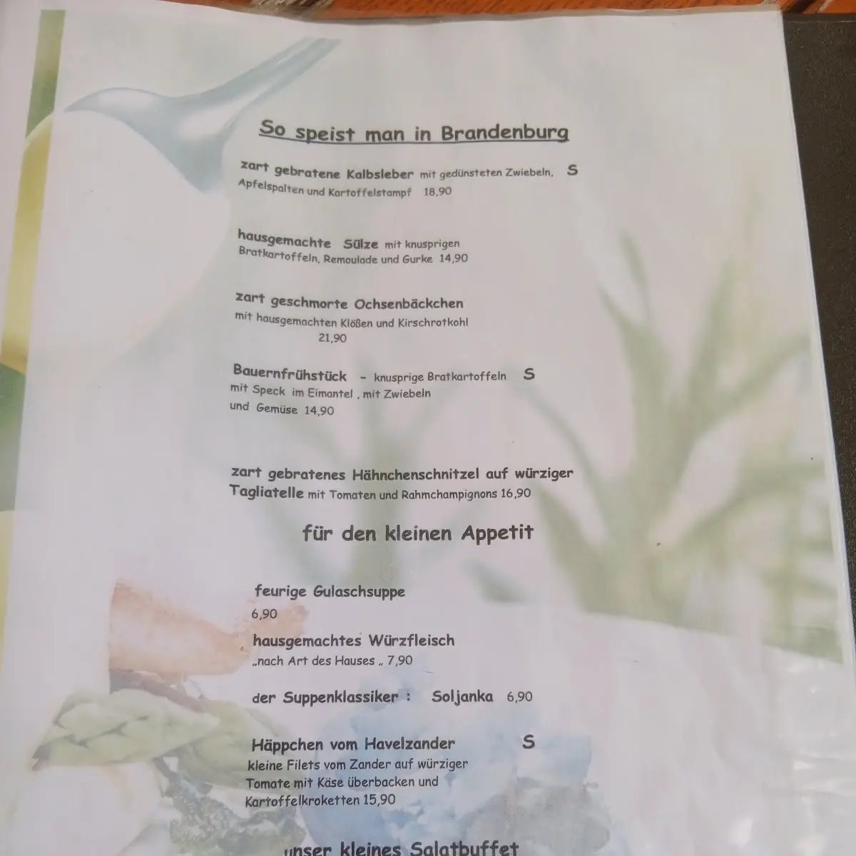 Speisekarte photo 4