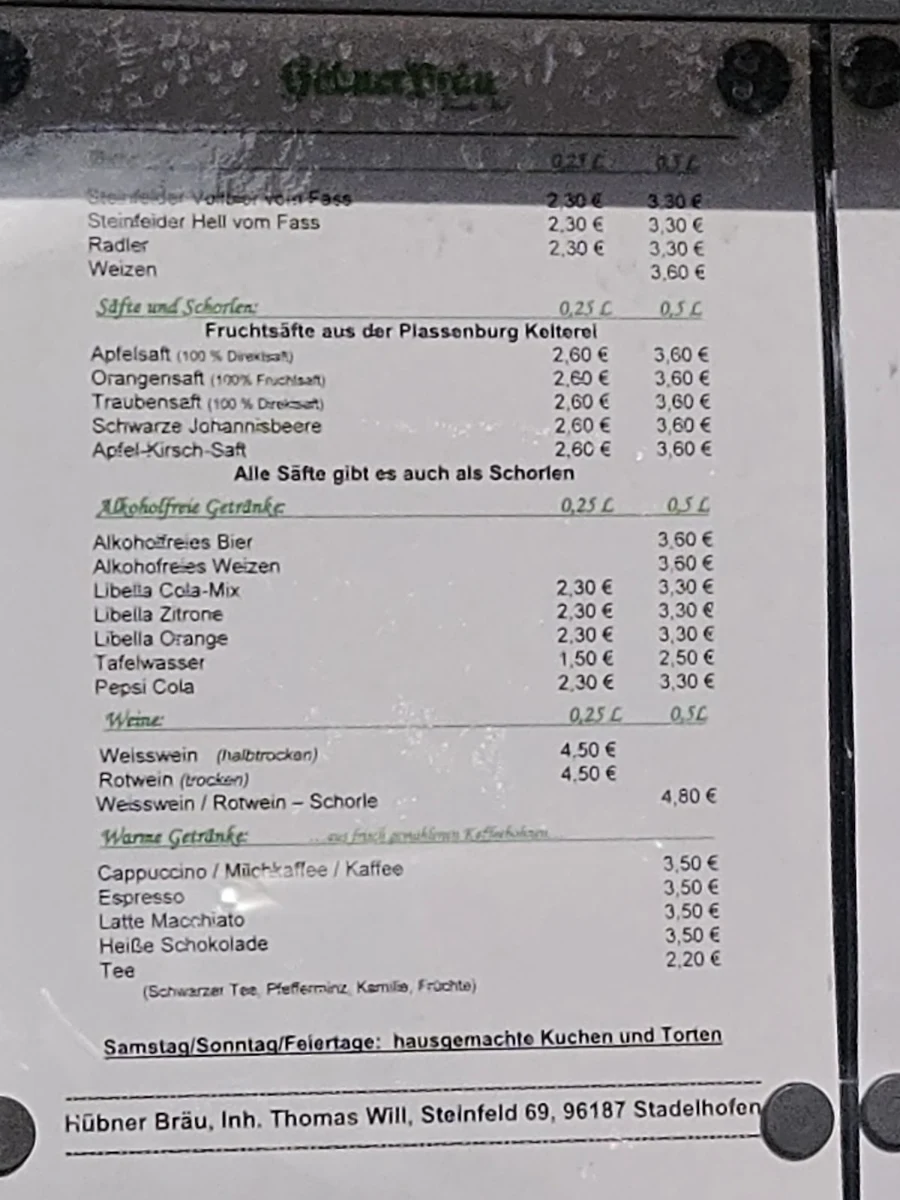 Speisekarte photo 1