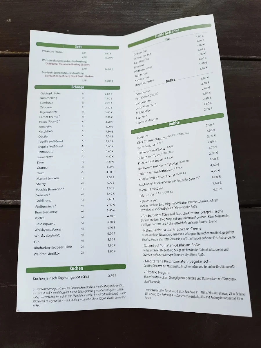 Speisekarte photo 2