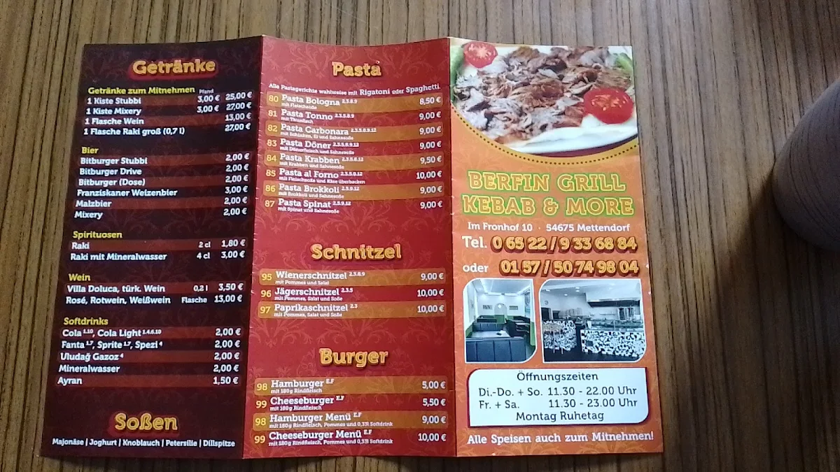 Speisekarte photo 3