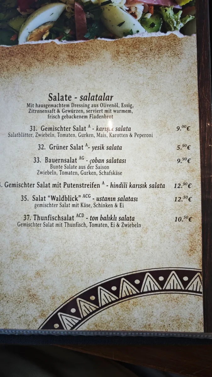 Speisekarte photo 2