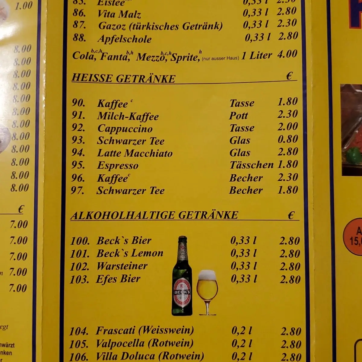 Speisekarte photo 1