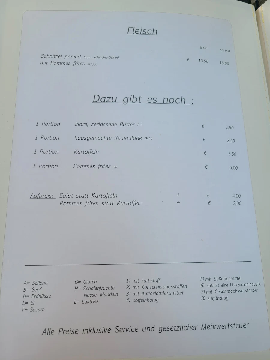 Speisekarte photo 4