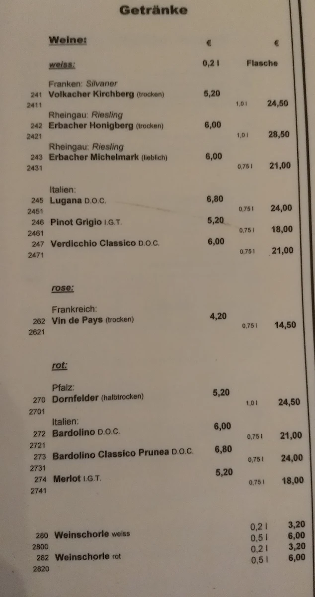 Speisekarte photo 1