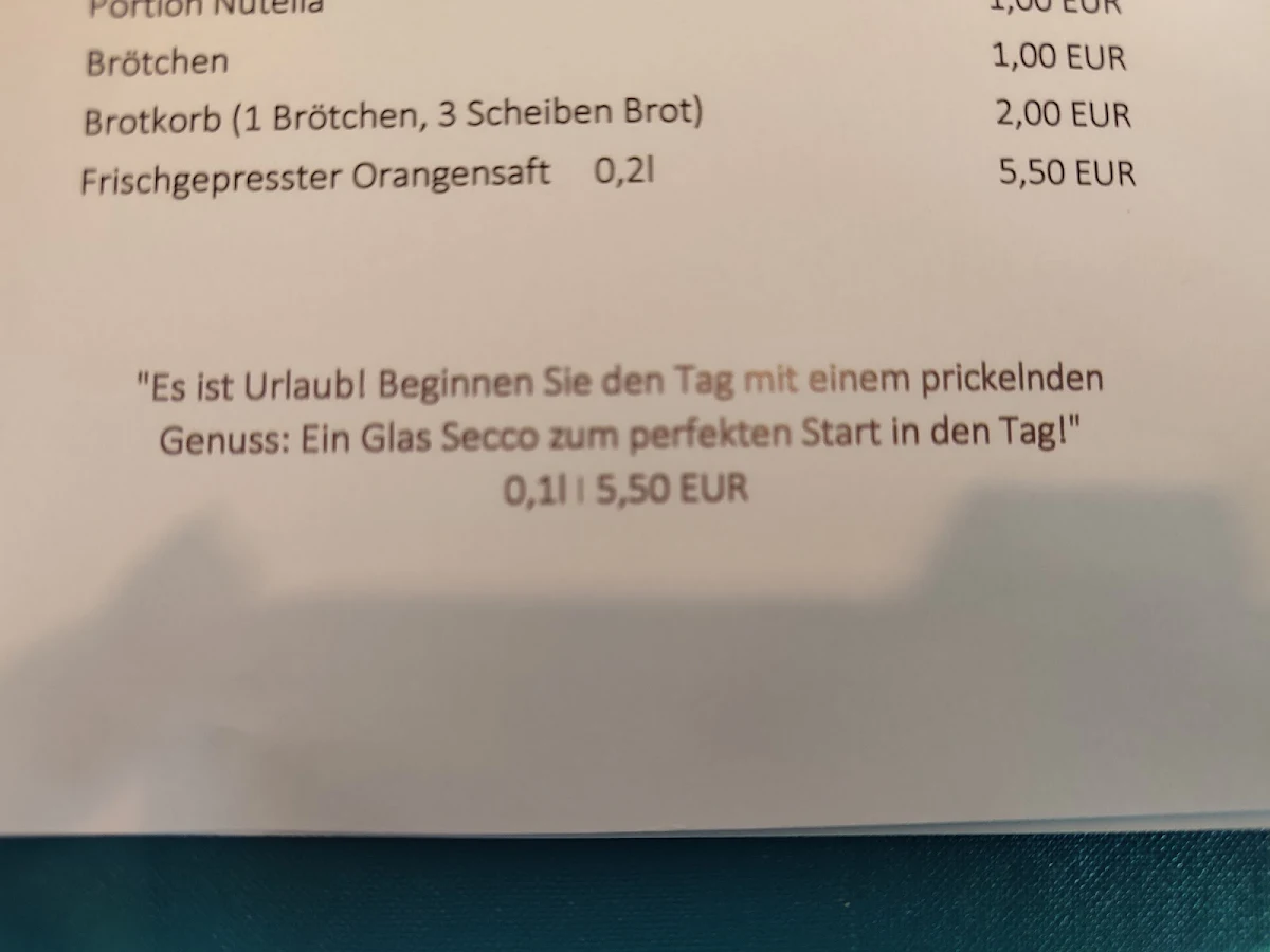 Speisekarte photo 4