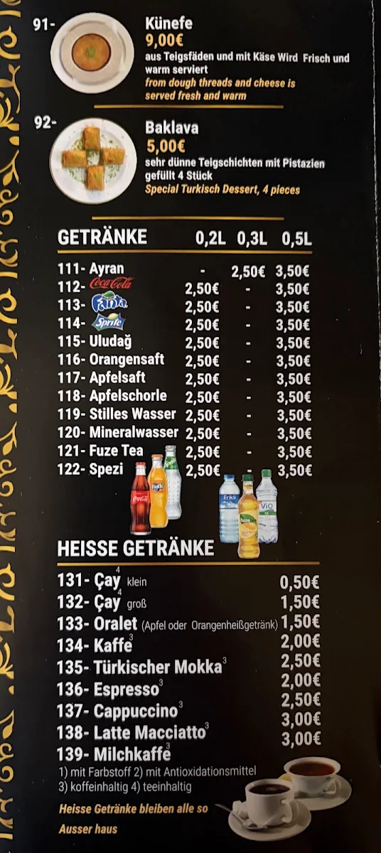 Speisekarte photo 2