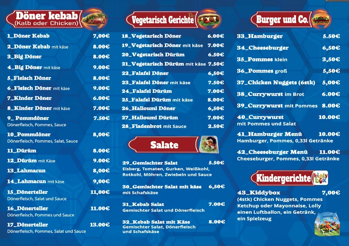 Speisekarte photo 2