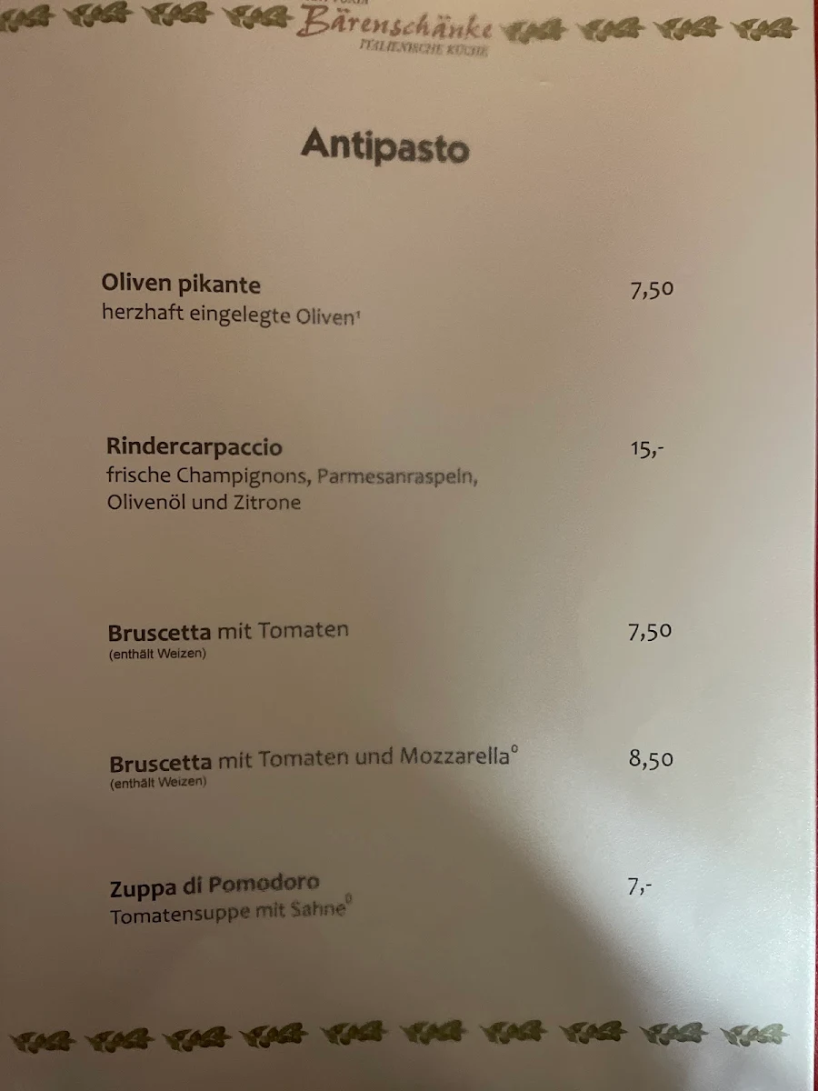 Speisekarte photo 9