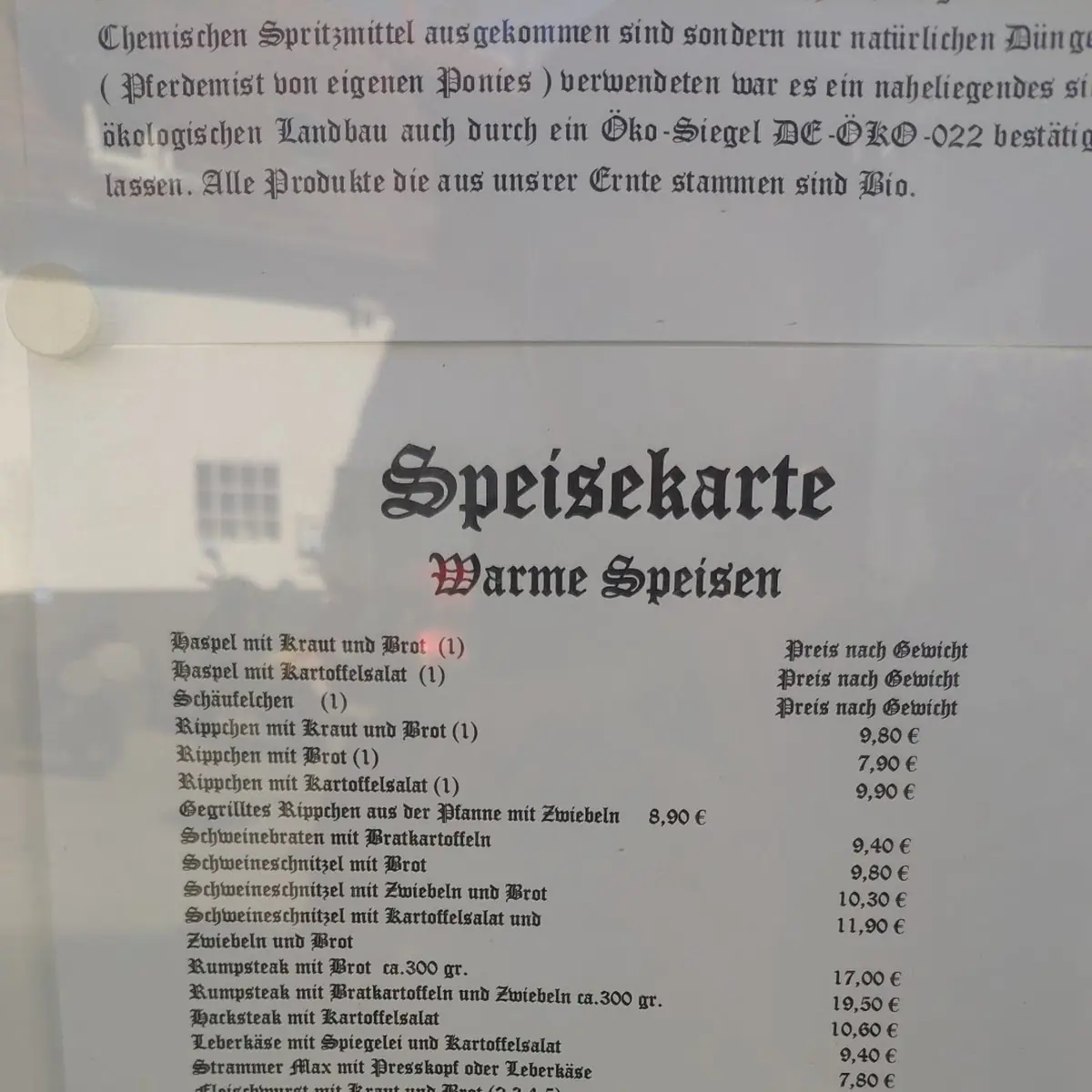 Speisekarte photo 5