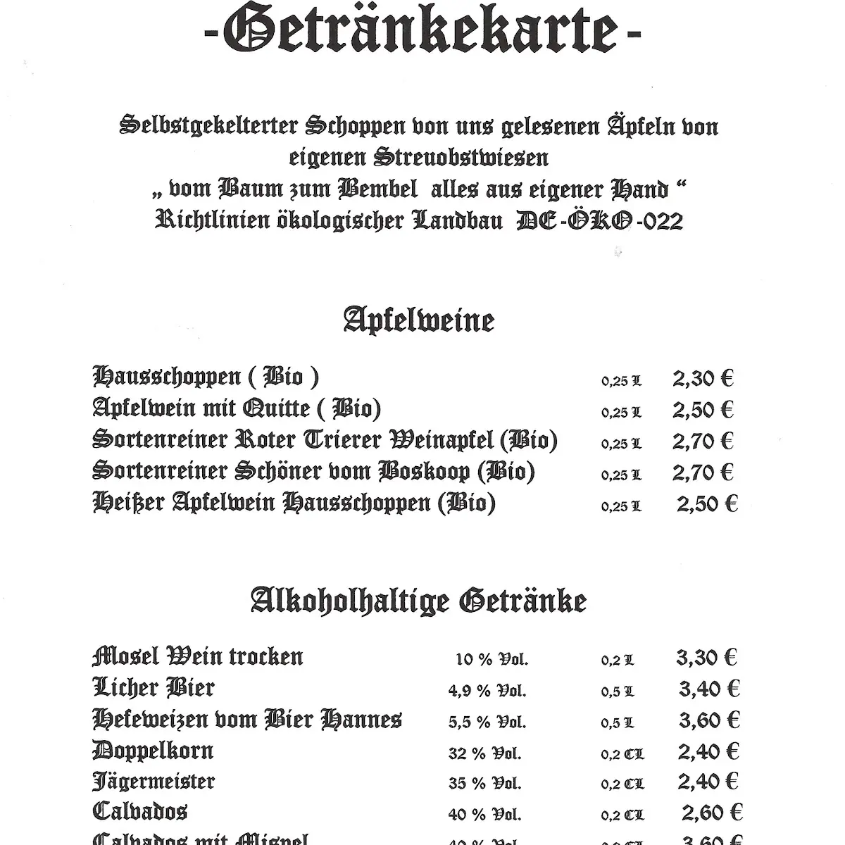 Speisekarte photo 7