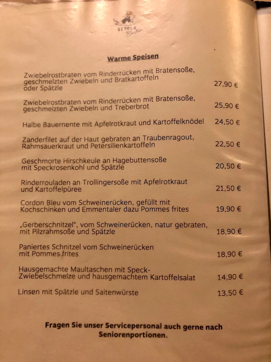 Speisekarte photo 3
