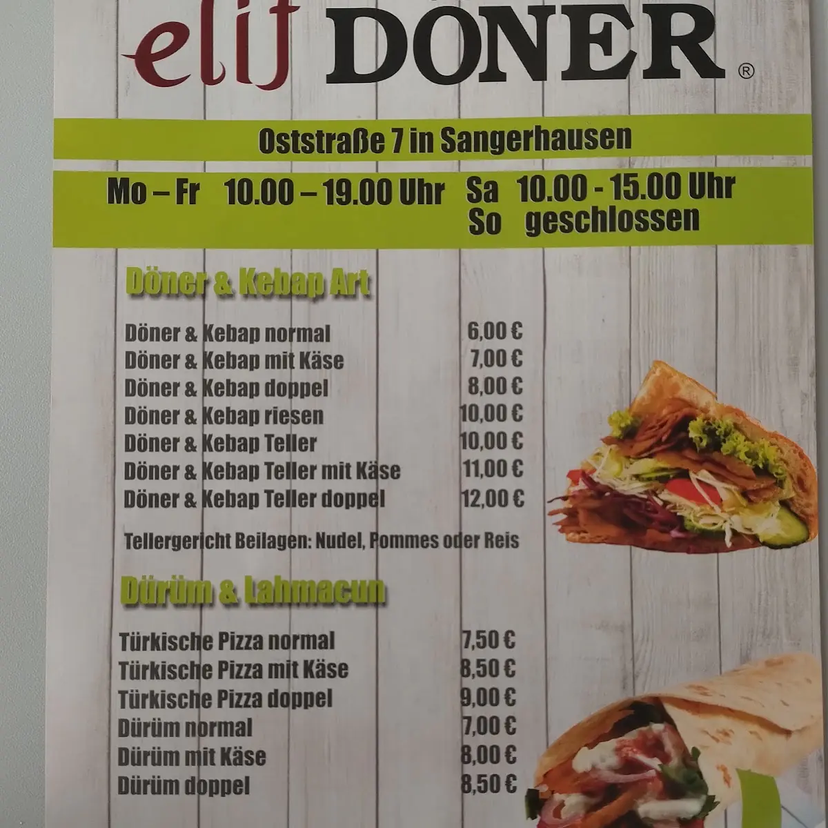 Speisekarte photo 2