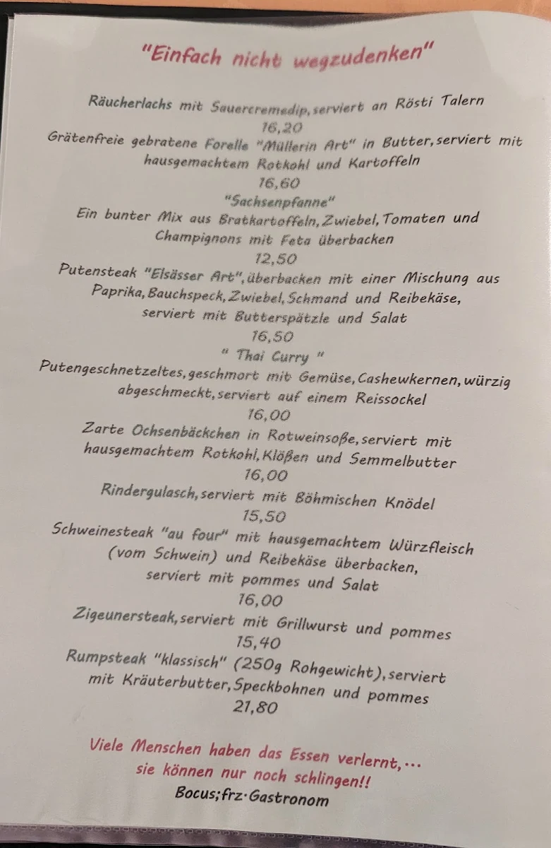 Speisekarte photo 3