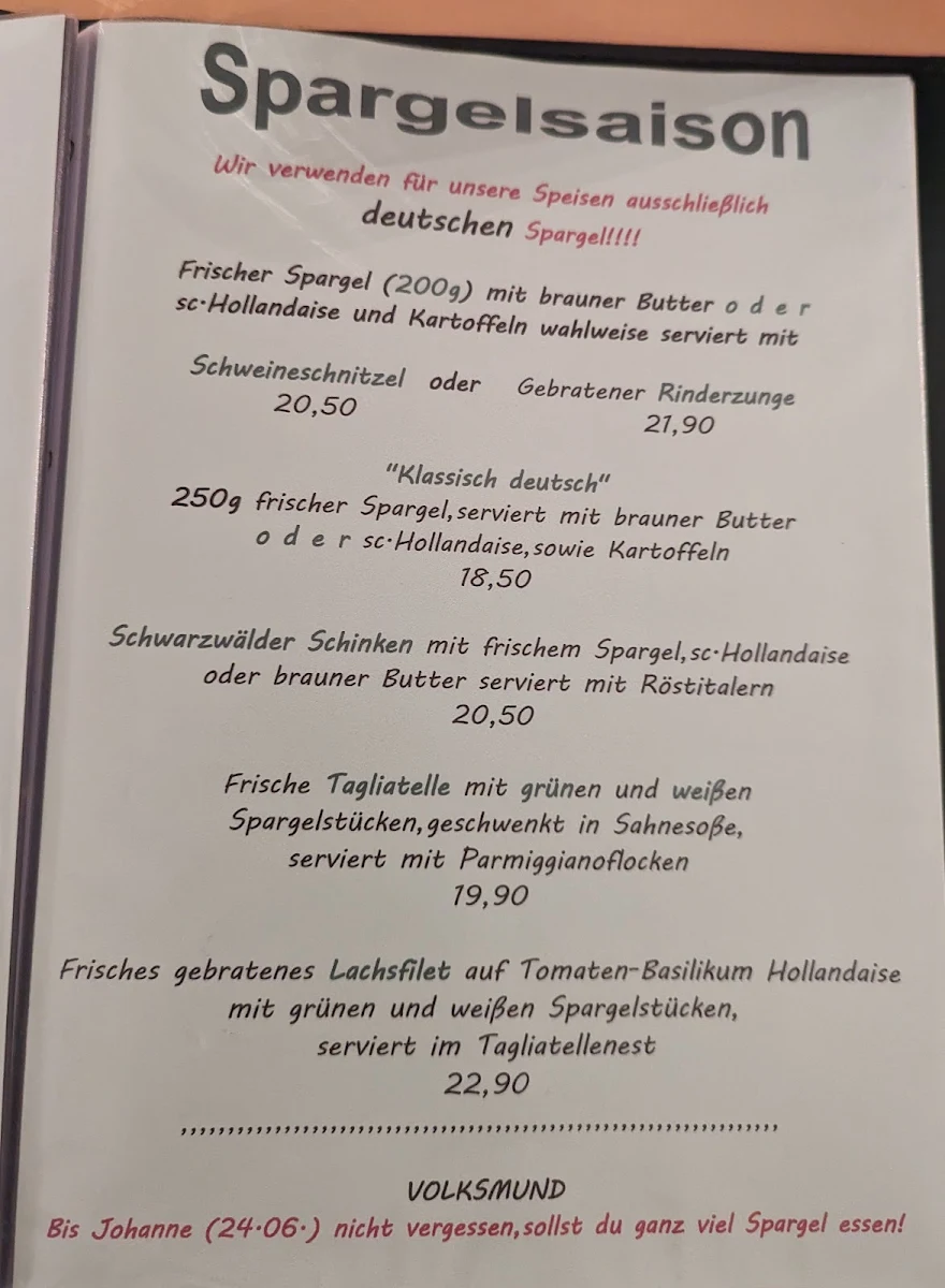 Speisekarte photo 6