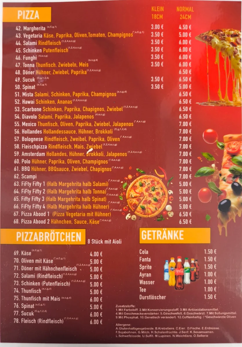 Speisekarte photo 2