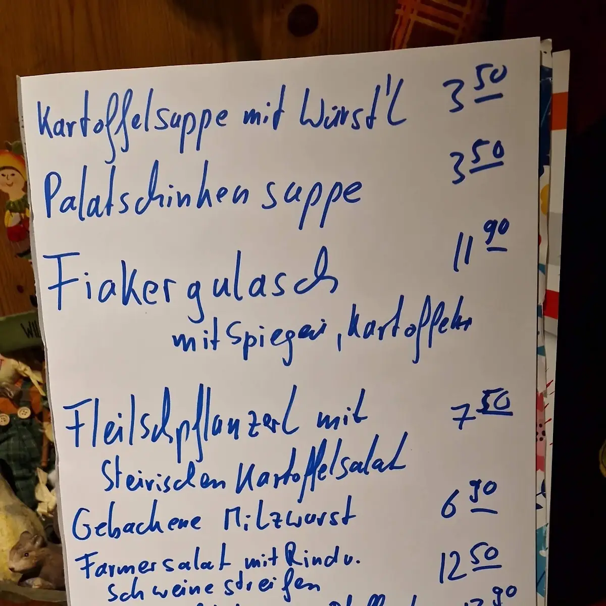 Speisekarte photo 1