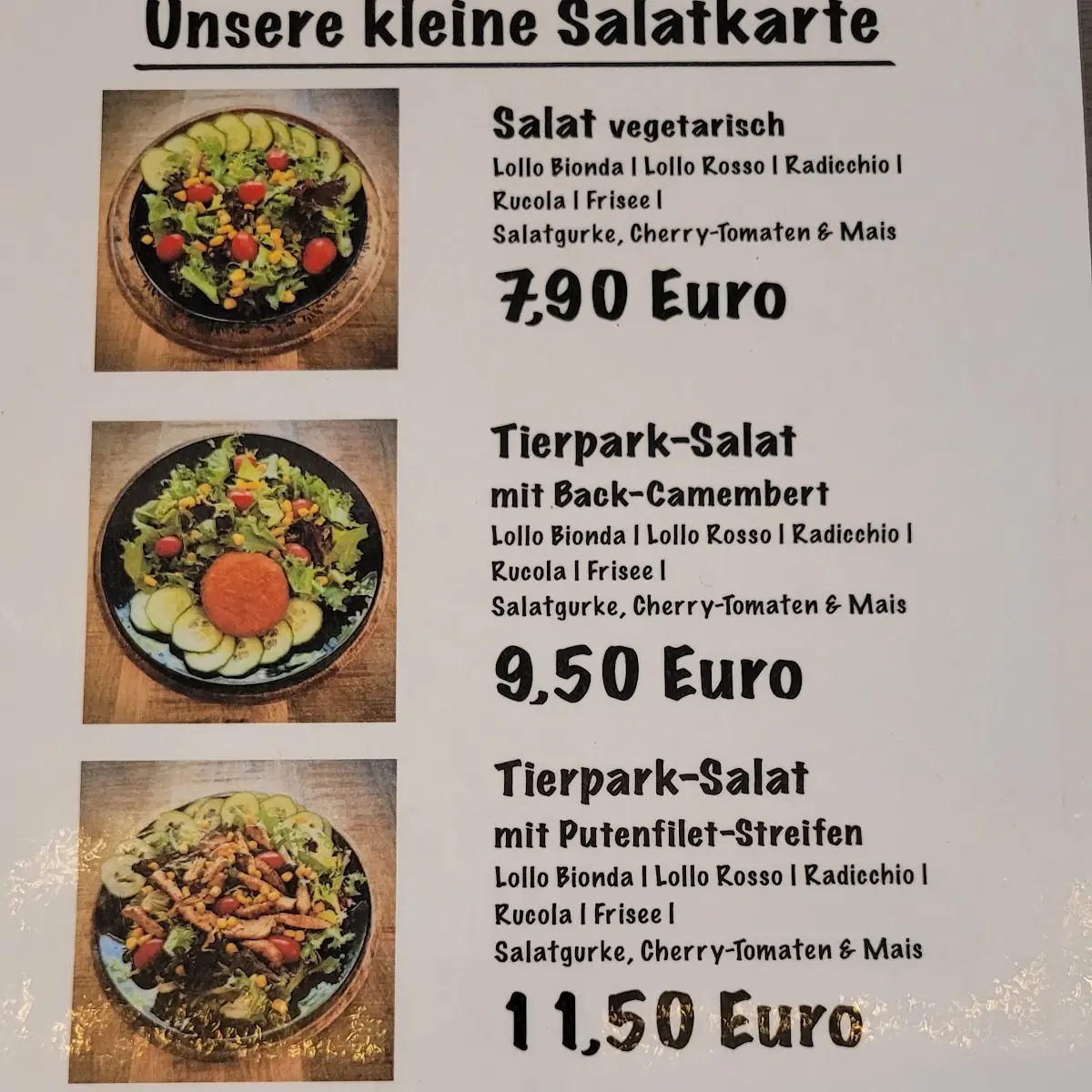Speisekarte photo 2