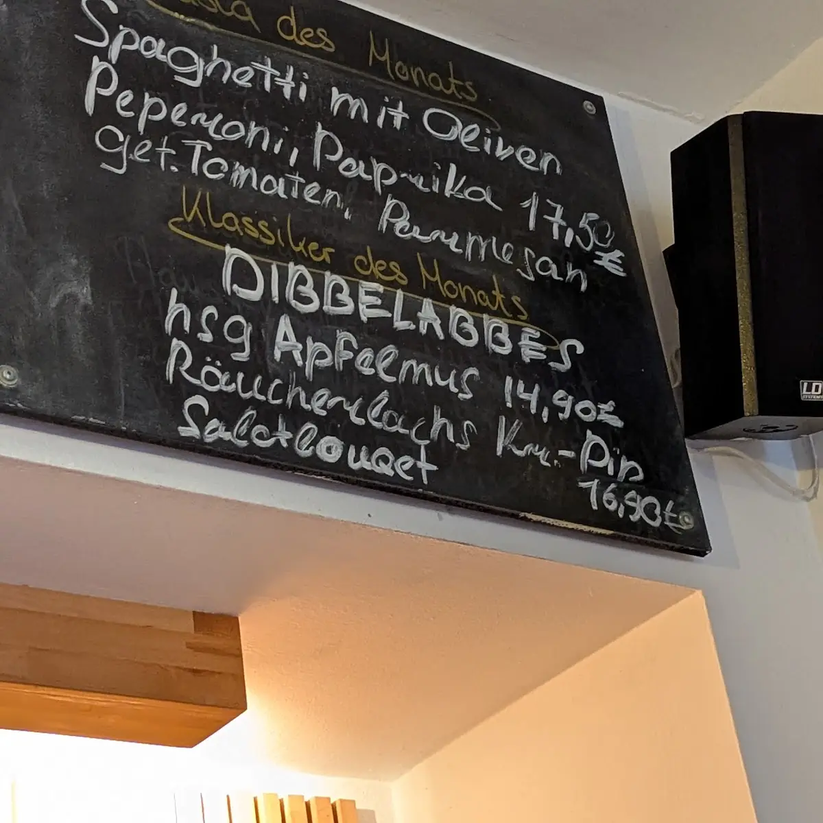 Speisekarte, Ilse Saarbrücken