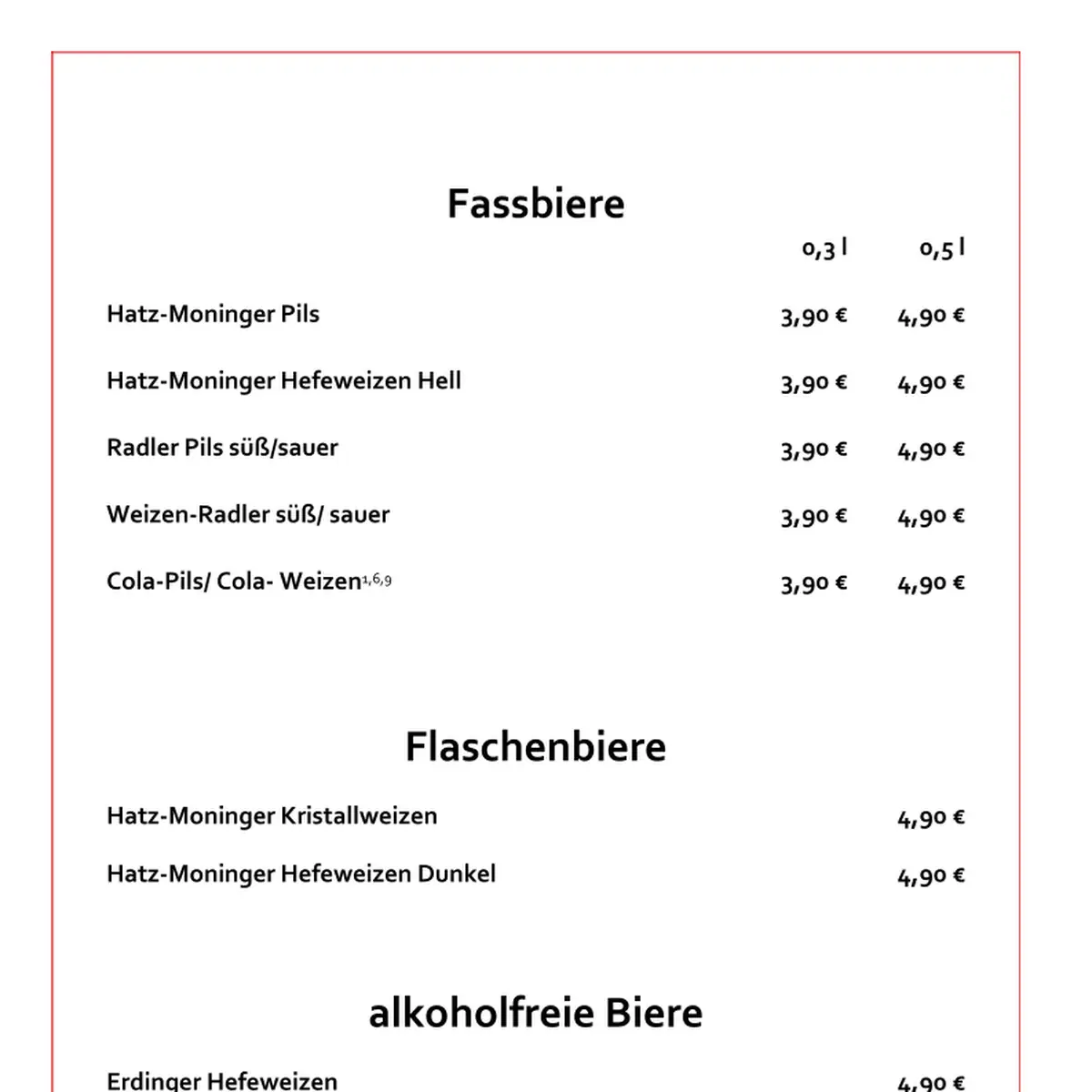 Speisekarte photo 7