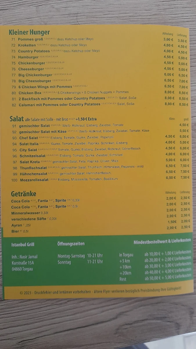 Speisekarte photo 2