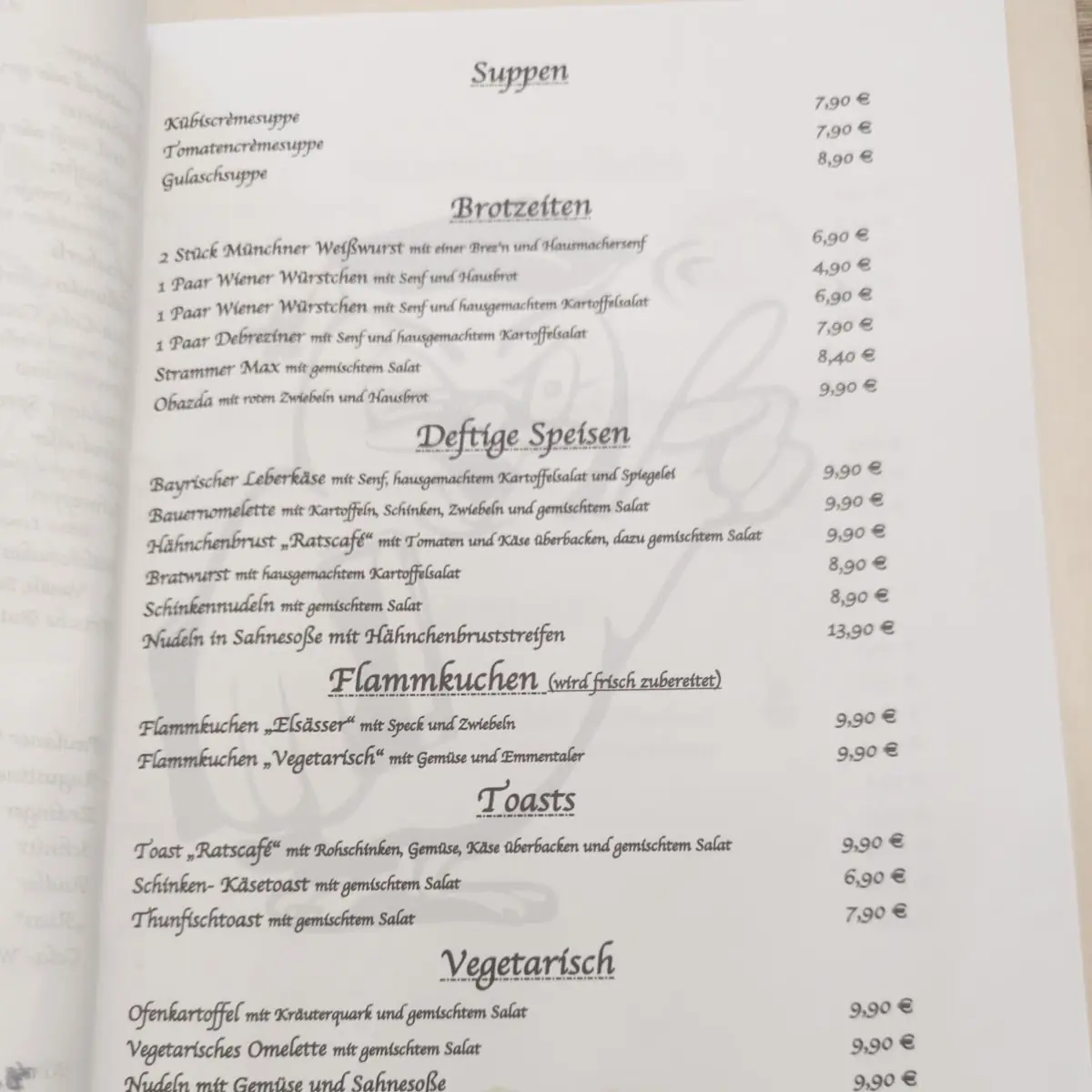 Speisekarte photo 3